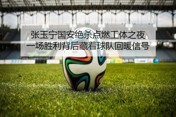 张玉宁国安绝杀点燃工体之夜 一场胜利背后藏着球队回暖信号